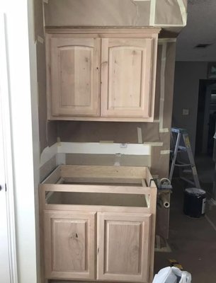 Cabinet stain - Beautiful brand new cabinets that were stained in Frisco Cabinet stain - Beautiful brand new cabinets that were stained in Frisco