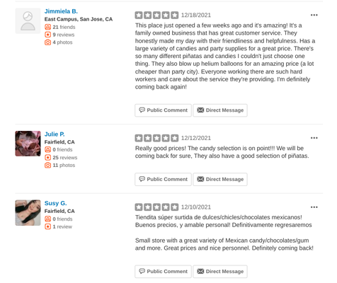 Check out our 5 Star Reviews - 5 Star Reviews