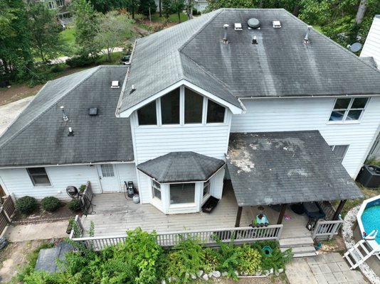 Roof Replacement - Replaced the entire roof of this home with high-quality roofing and custom preference, ensuring long-lasting protection and a fresh new look. Our team at GCR Construction & Roofing handled the entire process from start to finish, including assisting the homeowner with their insurance claim to ensure they received full coverage for storm damage. We removed the old, worn-out, damaged materials and installed a durable, energy-efficient roof built to withstand. The new roof not only boosts curb appeal but also provides peace of mind for years.