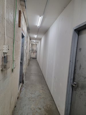 commercial (Paris) - This was a commercial job i did for a client involved high walls and concrete floors threw out two hallways, some brick, and drywall commercial (Paris) - This was a commercial job i did for a client involved high walls and concrete floors threw out two hallways, some brick, and drywall