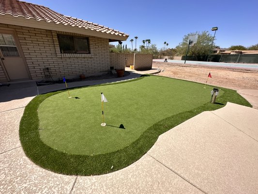 PARADISE VALLEY PROJECT - SYNTHETIC GRASS
PUTTING GREEN
TRAVERTINE BORDER
IRRIGATION PARADISE VALLEY PROJECT - SYNTHETIC GRASS
PUTTING GREEN
TRAVERTINE BORDER
IRRIGATION