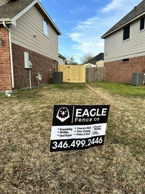 A beautiful treated fence - This fence was build in deer park 117 ft of fence completed in 1 day . A beautiful treated fence - This fence was build in deer park 117 ft of fence completed in 1 day .