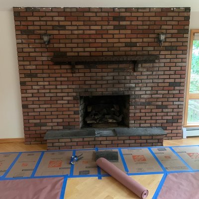Commack project  - Homeowner requested that she wanted to do it we were brakes and add stone the job was done in two days $6500 Commack project  - Homeowner requested that she wanted to do it we were brakes and add stone the job was done in two days $6500