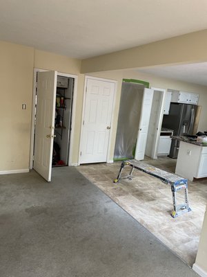 Kitchen Den Combo! - A Full Demo and Remodel Of A Kitchen And Den In South jersey .  New Throughout Both Rooms .