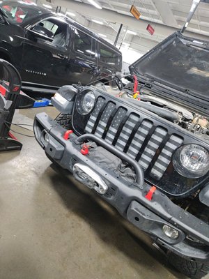 parts install on business vehicle. All service pictured are offered as well. - This is my work vehicle no money was charged for this, not a customer vehicle.
Installed suspension, the bed cover, the grill inserts, wheel spacers, exhaust system, bumper, and interior accessories. All services pictured are available for all makes and models! parts install on business vehicle. All service pictured are offered as well. - This is my work vehicle no money was charged for this, not a customer vehicle.
Installed suspension, the bed cover, the grill inserts, wheel spacers, exhaust system, bumper, and interior accessories. All services pictured are available for all makes and models!