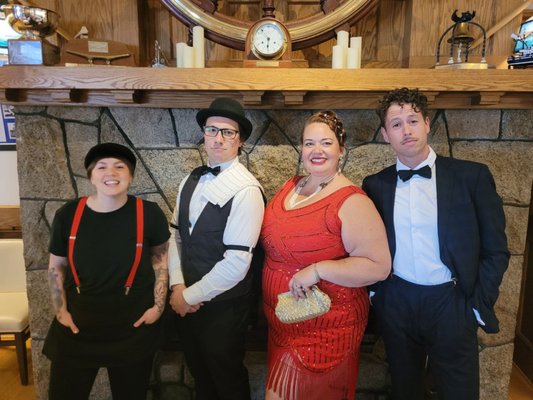 Spectactle Mysteries - We can run murder mysteries with a team of talented actors - we play the suspicious characters while you can play detective.  We've a variety of pre-written mysteries; but we can also build from scratch for your event, your team and your specific venue.