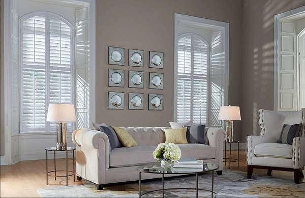 Graber Shutters - Took down old faux wood blinds with Vertical blinds and install shutters through out and a bypass on there Arcadia sliding door