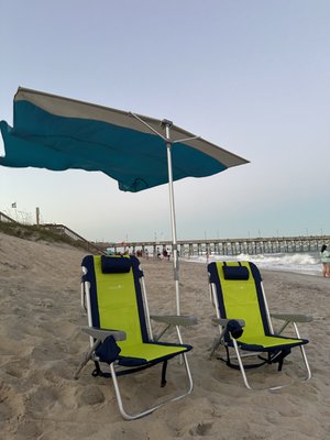 Family Bundle - We are cutting deals for families all summer long! 
Rent Today & Save Big!

1 Solbello Sun Shade
2 Deluxe Beach Chairs 
1 Picnic Tarp w/Sand Spikes
1 28qt Cooler 
ALL for $45 Daily! Or $140 for a week! 

Leave the luggage behind and RENT the best quality equipment around.