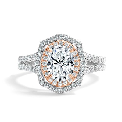 Two Tone Engagement Ring - Darbini's exceptional rings are unique creations characterized by their unison of remarkable gemstones with extraordinary craftsmanship. Two Tone Engagement Ring - Darbini's exceptional rings are unique creations characterized by their unison of remarkable gemstones with extraordinary craftsmanship.
