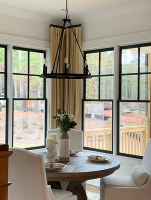Full home interior design project - Client needed assistance in decorating new home, including kitchen, pantry/bar, living room, dining room, and bedroom.