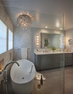 Sophisticated Master Suite And Open Kitchen In Carmel Valley - Sophisticated Master Suite With Free Standing Tub, Open Shower and Elegant Materials. The Kitchen Is An Open Design For Easy Interaction With Guests And Family Made For Entertaining. Sophisticated Master Suite And Open Kitchen In Carmel Valley - Sophisticated Master Suite With Free Standing Tub, Open Shower and Elegant Materials. The Kitchen Is An Open Design For Easy Interaction With Guests And Family Made For Entertaining.
