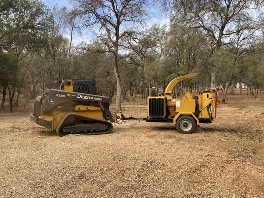 Mastication / Land Clearing - Benuto Tree Service is the premiere tree mastication and land clearing company serving El Dorado County. We provide our clients with the highest quality services, from individual lot clearing to larger land developments. Our dedicated and knowledgeable staff will work with you to ensure all your needs are met, including mulching and composting debris from the job site. We provide services for both commercial and residential needs and use the latest machinery and equipment for maximum efficiency. Our competitive rates and fast, friendly service ensure your satisfaction. Get in touch with us today for a free quote on mastication or land clearing in El Dorado County! Call us for your Mastication services/ land clearing to reduce fire danger on your property. Mastication / Land Clearing - Benuto Tree Service is the premiere tree mastication and land clearing company serving El Dorado County. We provide our clients with the highest quality services, from individual lot clearing to larger land developments. Our dedicated and knowledgeable staff will work with you to ensure all your needs are met, including mulching and composting debris from the job site. We provide services for both commercial and residential needs and use the latest machinery and equipment for maximum efficiency. Our competitive rates and fast, friendly service ensure your satisfaction. Get in touch with us today for a free quote on mastication or land clearing in El Dorado County! Call us for your Mastication services/ land clearing to reduce fire danger on your property.