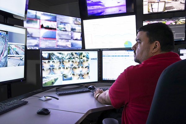 Remote Guarding / Virtual Guard - Sting Alarm provides Remote Guarding / Virtual Guard services for commercial properties in Las Vegas. Unlike traditional security cameras that primarily record footage for later review, remote guarding combines video surveillance, AI-assisted analytics, and live professional monitoring to help businesses identify and respond to suspicious activity as it develops.
Our Remote Guarding services include:
- AI-assisted video analytics that help identify unusual activity and flag events for review.
- Live security monitoring by trained professionals who assess alerts and determine appropriate action.
- Real-time audio warnings delivered by an operator through on-site speakers when intervention is needed.
- Video verification and coordination with law enforcement when circumstances warrant.
- Remote access to live and recorded video through compatible platforms.
- Integration with existing security cameras when equipment and system compatibility allow.
Remote Guarding can support warehouses, construction sites, retail properties, car dealerships, parking lots, office campuses, and other commercial locations where after-hours visibility is important.
Coverage, monitoring procedures, and intervention capabilities depend on the property's needs and system configuration.
Locally owned since 2003, Sting Alarm helps Las Vegas businesses explore practical alternatives or supplements to traditional on-site security guards. Contact us to request a free quote for Remote Guarding / Virtual Guard services. Remote Guarding / Virtual Guard - Sting Alarm provides Remote Guarding / Virtual Guard services for commercial properties in Las Vegas. Unlike traditional security cameras that primarily record footage for later review, remote guarding combines video surveillance, AI-assisted analytics, and live professional monitoring to help businesses identify and respond to suspicious activity as it develops.
Our Remote Guarding services include:
- AI-assisted video analytics that help identify unusual activity and flag events for review.
- Live security monitoring by trained professionals who assess alerts and determine appropriate action.
- Real-time audio warnings delivered by an operator through on-site speakers when intervention is needed.
- Video verification and coordination with law enforcement when circumstances warrant.
- Remote access to live and recorded video through compatible platforms.
- Integration with existing security cameras when equipment and system compatibility allow.
Remote Guarding can support warehouses, construction sites, retail properties, car dealerships, parking lots, office campuses, and other commercial locations where after-hours visibility is important.
Coverage, monitoring procedures, and intervention capabilities depend on the property's needs and system configuration.
Locally owned since 2003, Sting Alarm helps Las Vegas businesses explore practical alternatives or supplements to traditional on-site security guards. Contact us to request a free quote for Remote Guarding / Virtual Guard services.