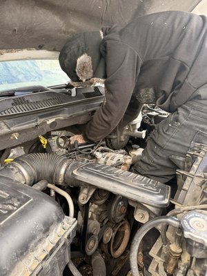 Auto Repair - Had to change out the spark plugs wires and coil packs on this dodge. Give me a call if you need a hand with your vehicle Auto Repair - Had to change out the spark plugs wires and coil packs on this dodge. Give me a call if you need a hand with your vehicle