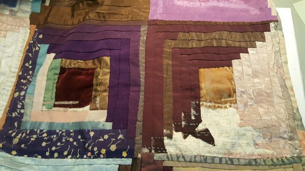 Blanket - A 100 year old blanket before and after.