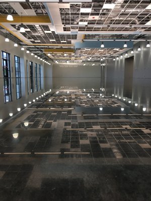 Polished Concrete - Polished concrete can brighten up spaces with its reflective surface. Not only is polished concrete a beautiful addition to any space, it is also eco friendly, durable and low maintenance.