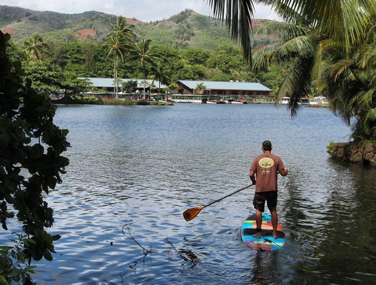 Wailuā River Paddle to Secret Falls - Paddle the Wailuā River, the widest river in the state of Hawaii. Paddle around the boat launch or take a longer adventure to Secret Falls, Kamokila Hawaiian Village, Fern Grotto, and/or the Swimming Hole. Fun paddle depending on your adventure expect 3-6 hours. Wailuā River Paddle to Secret Falls - Paddle the Wailuā River, the widest river in the state of Hawaii. Paddle around the boat launch or take a longer adventure to Secret Falls, Kamokila Hawaiian Village, Fern Grotto, and/or the Swimming Hole. Fun paddle depending on your adventure expect 3-6 hours.