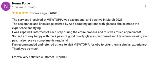 Google Reviews - Check out our Google reviews. Stop by the store today, we're happy to help you find the perfect frame! Google Reviews - Check out our Google reviews. Stop by the store today, we're happy to help you find the perfect frame!