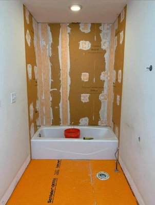 Complete demo - Complete demo on a shower. Complete demo - Complete demo on a shower.