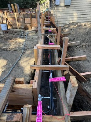New Foundation addition 2024 - This project was to install a new concrete foundation for a new master bedroom added to their home. New Foundation addition 2024 - This project was to install a new concrete foundation for a new master bedroom added to their home.