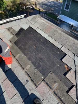 Shingle Repair Before & After - Call or text for a free estimate today! (202) 860-9007 Shingle Repair Before & After - Call or text for a free estimate today! (202) 860-9007
