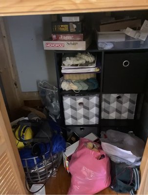 Living room and craft room reorganization - This client was looking to have her living and craft room reorganized.