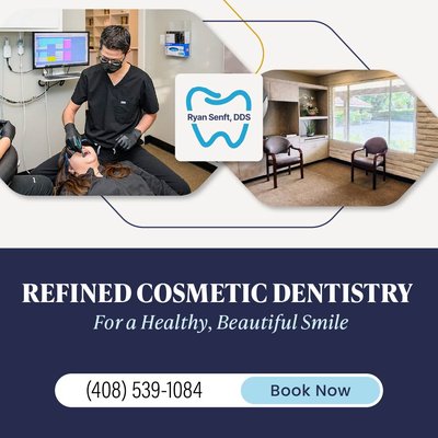 Transform Your Smile with Dr. Ryan Senft - Looking for a trusted cosmetic dentist? Dr. Ryan Senft combines advanced cosmetic dentistry with personalized care to help patients achieve healthy, confident smiles. Whether you're considering veneers, teeth whitening, Invisalign®, or a complete smile makeover, our team is here to help. Call today to schedule your consultation and discover what's possible for your smile! Transform Your Smile with Dr. Ryan Senft - Looking for a trusted cosmetic dentist? Dr. Ryan Senft combines advanced cosmetic dentistry with personalized care to help patients achieve healthy, confident smiles. Whether you're considering veneers, teeth whitening, Invisalign®, or a complete smile makeover, our team is here to help. Call today to schedule your consultation and discover what's possible for your smile!