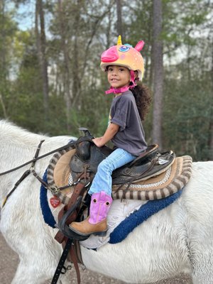 Pony Rides - Our Pony Rides are a great way to introduce your young cowboy or cowgirl to the joy of horses!