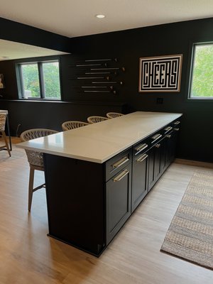 Basement Remodel - At ReSolve, we specialize in home building, exteriors, and remodels! Transforming basements into dream spaces! This remodel features a sleek bar, perfect for entertaining and unwinding. Contact us to see how we can make the most out of your space!

✉️ office@resolveconstructionmn.com
🔗 resolveconstructionmn.com