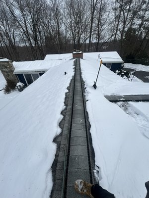 Roof snow clearing - Here is a few roof clearing projects we’ve had to help prevent ice dam build ups and keep the weight off roofs after the 3 foot snowfall we had ! Happy to help keep people’s homes safe ! Roof snow clearing - Here is a few roof clearing projects we’ve had to help prevent ice dam build ups and keep the weight off roofs after the 3 foot snowfall we had ! Happy to help keep people’s homes safe !