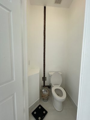 Before /After Drywall Repair due to a leaky pipe - Drywall Repair due to a leaky pipe