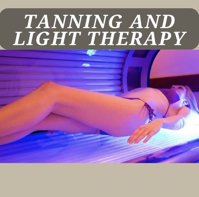 Tanning and Light Therapy - PLATINUM UV BRONZING: Come relax and enjoy a quick UV treatment in our state of the art Platinum Bronzing beds.

INFRARED LIGHT THERAPY: Experience the many health and wellness benefits that inferred light therapy offers.