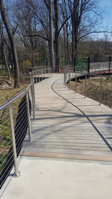 Brookside Gardens Stainless steel Cable Rail System - This project, completed in 2017, for the "Brookside Gardens Botanical Gardenes" walking deck. Brookside Gardens Stainless steel Cable Rail System - This project, completed in 2017, for the "Brookside Gardens Botanical Gardenes" walking deck.