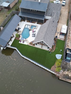 Backyard Luxury Lawn - Enjoy a cleaner and more usable space with SYNLawn! You too can have a pristine & lush lawn space without the need for frequent mowing, watering, reseed, or fertilizing. Our plant-based synthetic turf is the perfect solution for any home. Made in the USA, manufactured PFAS-free, and features over 50 years of exclusive turf technologies to provide you with the highest quality lawn possible! 🌱 Backyard Luxury Lawn - Enjoy a cleaner and more usable space with SYNLawn! You too can have a pristine & lush lawn space without the need for frequent mowing, watering, reseed, or fertilizing. Our plant-based synthetic turf is the perfect solution for any home. Made in the USA, manufactured PFAS-free, and features over 50 years of exclusive turf technologies to provide you with the highest quality lawn possible! 🌱