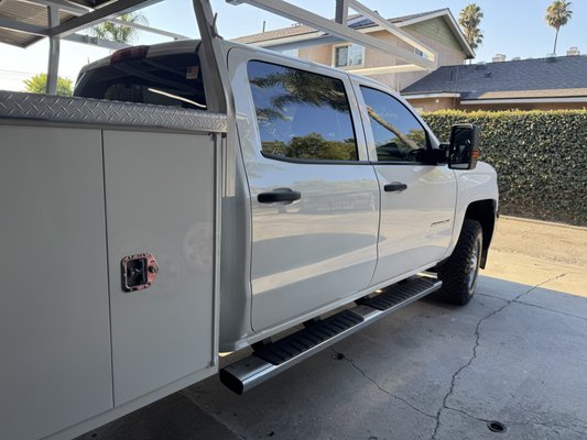Before & After: 2016 Chevy Silverado Commerical - This Chevy Silverado had some serious right-side damage, but after a door replacement, and extensive panel repairs, it's back to looking flawless! We made sure to bring this one back to life!

At Premium Collision Center we specialize in high-quality repairs that bring vehicles back to life. Whether it’s collision damage or wear-and-tear, we deliver expert solutions that keep your car looking and driving its best. Swipe through the before-and-after photos to see the transformation!

💬 Need expert repairs? Contact us today for a free estimate