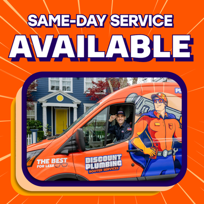 Same-Day Service - Same-day service, no runaround. When your pipes act up, our fully-stocked trucks are ready to roll — often the same day you call. Discount Plumbing & Rooter Services: The Best for Less. Available today for clogged drains, pipe leaks, sewer backups and water heater problems across San Francisco.