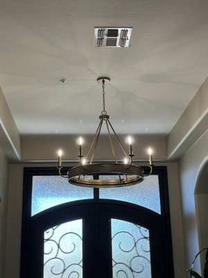 Chandeliers in multiple rooms - We install all types of chandeliers; add a dash of elegance, in any room! Chandeliers in multiple rooms - We install all types of chandeliers; add a dash of elegance, in any room!