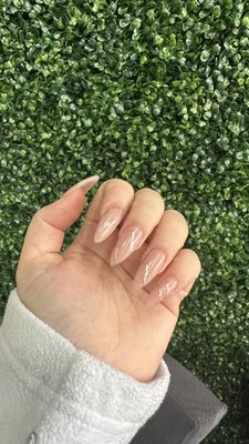 Manicure, full set, gel manicure - Spring nails