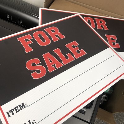 Lawn Signs - For all your sign needs! Whether you have a yard sale coming up or want to celebrate your child's graduation, we are here to help. Lawn Signs - For all your sign needs! Whether you have a yard sale coming up or want to celebrate your child's graduation, we are here to help.