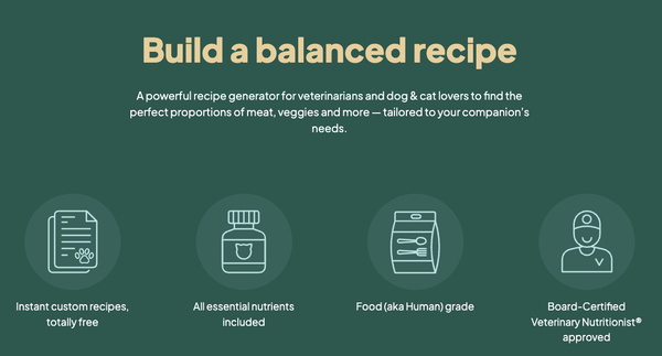 Balance.It - From recipe development to at-home preparation, we’re providing you with the trusted resources you need to create quality, balanced meals for your dog or cat. Get your recipe here: https://balance.it/recipes Balance.It - From recipe development to at-home preparation, we’re providing you with the trusted resources you need to create quality, balanced meals for your dog or cat. Get your recipe here: https://balance.it/recipes