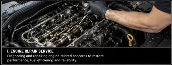 General Auto Repair - Caldwell Speed & Auto provides professional automotive repair services focused on reliability, safety, and long-term vehicle performance. We understand how important dependable transportation is, which is why we approach every repair with attention to detail and a commitment to quality workmanship.
From engine repairs and electrical concerns to suspension, steering, cooling system, and general mechanical repairs, we work to ensure each vehicle is repaired correctly and efficiently. Our philosophy is simple: honest repairs, clear communication, and solutions that put our customers first.
Whether your vehicle requires routine repairs or more complex mechanical work, you can trust our team to provide dependable service backed by experience and a dedication to doing the job right the first time. General Auto Repair - Caldwell Speed & Auto provides professional automotive repair services focused on reliability, safety, and long-term vehicle performance. We understand how important dependable transportation is, which is why we approach every repair with attention to detail and a commitment to quality workmanship.
From engine repairs and electrical concerns to suspension, steering, cooling system, and general mechanical repairs, we work to ensure each vehicle is repaired correctly and efficiently. Our philosophy is simple: honest repairs, clear communication, and solutions that put our customers first.
Whether your vehicle requires routine repairs or more complex mechanical work, you can trust our team to provide dependable service backed by experience and a dedication to doing the job right the first time.