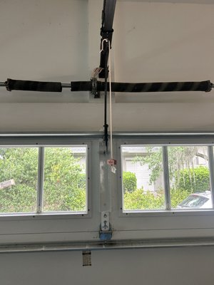 Garage door broken spring replacement - Broken spring replacement with high cycle garage door springs in belfair plantation bluffton sc