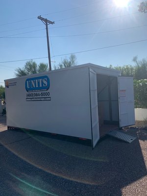 Moving and Storage - This was a customer using UNITS Moving and Portable Storage for their moving project and storage needs.