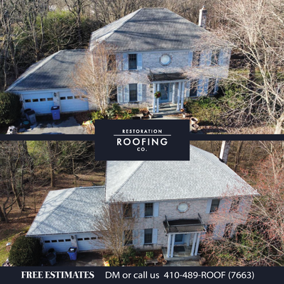 RESIDENTIAL ROOFING 2023✨ - Schedule your FREE estimate!
Send a DM or call us 410-489-ROOF (7663) you can also email us jose@restorationroofingco.com RESIDENTIAL ROOFING 2023✨ - Schedule your FREE estimate!
Send a DM or call us 410-489-ROOF (7663) you can also email us jose@restorationroofingco.com