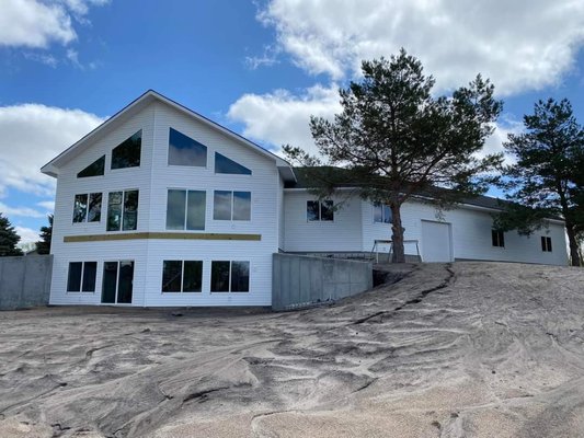 Siding and window wraps - This was siding and window wraps installed on a newly built house. Siding and window wraps - This was siding and window wraps installed on a newly built house.