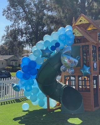 Baby boy Celebrating - Party for the new baby boy