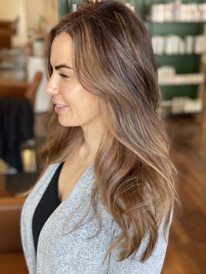 Bronde - This model wanted to say “goodbye” to her outgrown grays! ‘Tis the summer season to be bronde! Bronde - This model wanted to say “goodbye” to her outgrown grays! ‘Tis the summer season to be bronde!