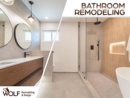 Bathroom Remodeling - This stunning bathroom remodel boasts a sleek, modern design with luxurious finishes. The spacious shower, elegant freestanding tub, and chic vanity create a spa-like oasis that's both functional and visually appealing. Bathroom Remodeling - This stunning bathroom remodel boasts a sleek, modern design with luxurious finishes. The spacious shower, elegant freestanding tub, and chic vanity create a spa-like oasis that's both functional and visually appealing.
