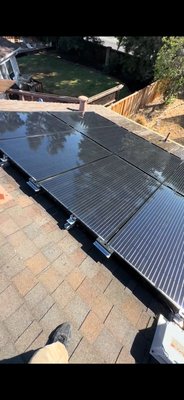 Solar panel cleaning - This is a regular customer who is very kind , got it done well and customer happy! All that matters!