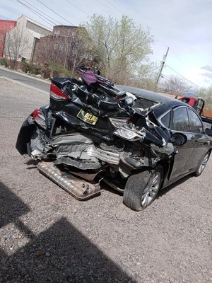 Accident towing - This is a recovery from an accident we helped on Accident towing - This is a recovery from an accident we helped on